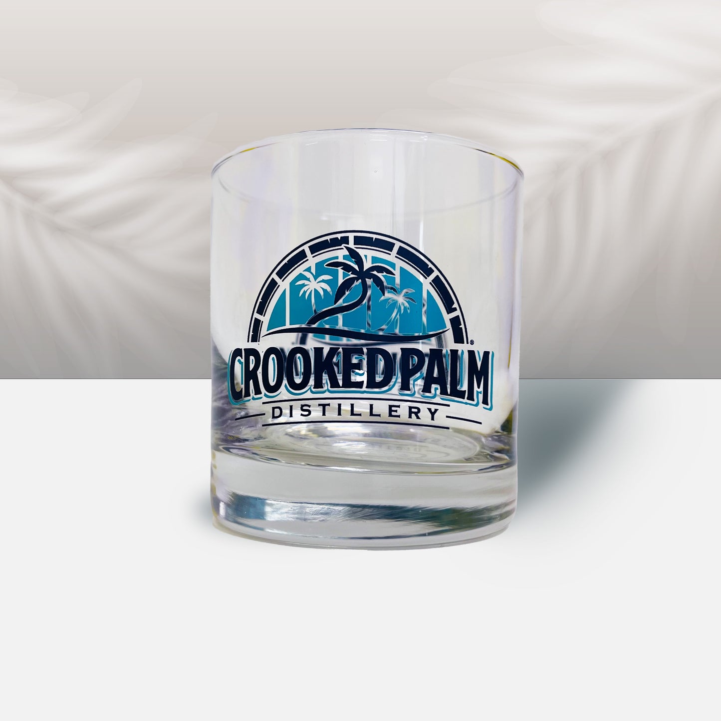 Crooked Palm Distillery Rocks Glass